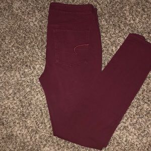 Maroon Jeggings